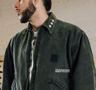 COMMONS CANVAS WORK JACKET BLACK (R5)