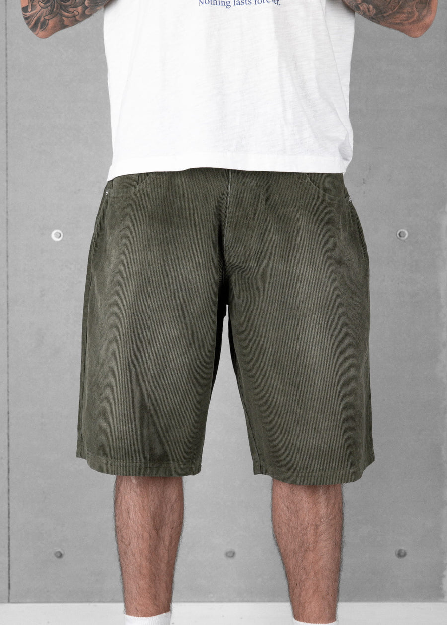 Commons Corduroy Short Faded Olive
