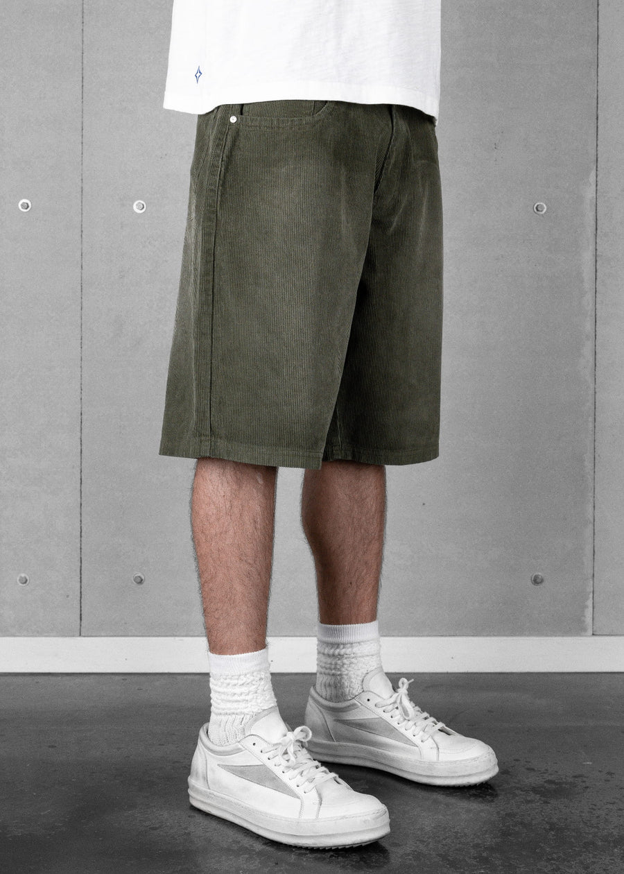Commons Corduroy Short Faded Olive