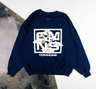 Commons 'Bonsai' Reworked Dark Navy Blue Crewneck (C6)