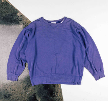 Commons 'Bonsai' Reworked Distressed Purple Crewneck (C13)