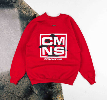 Commons 'Bonsai' Reworked Bright Red Crewneck (C14)