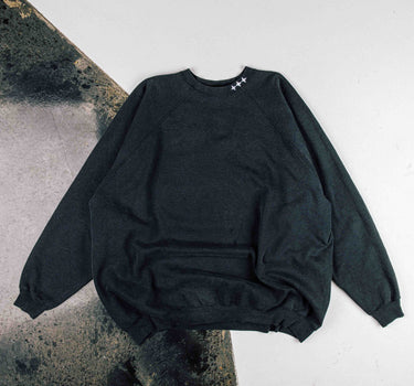 Commons 'Bonsai' Reworked Faded Black Crewneck (C25)