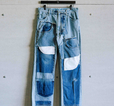 Commons One of One Rework Patch Blue Denim Pant