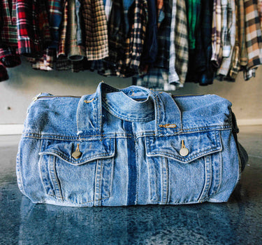 Commons One of One Rework Big Blue Denim Bag