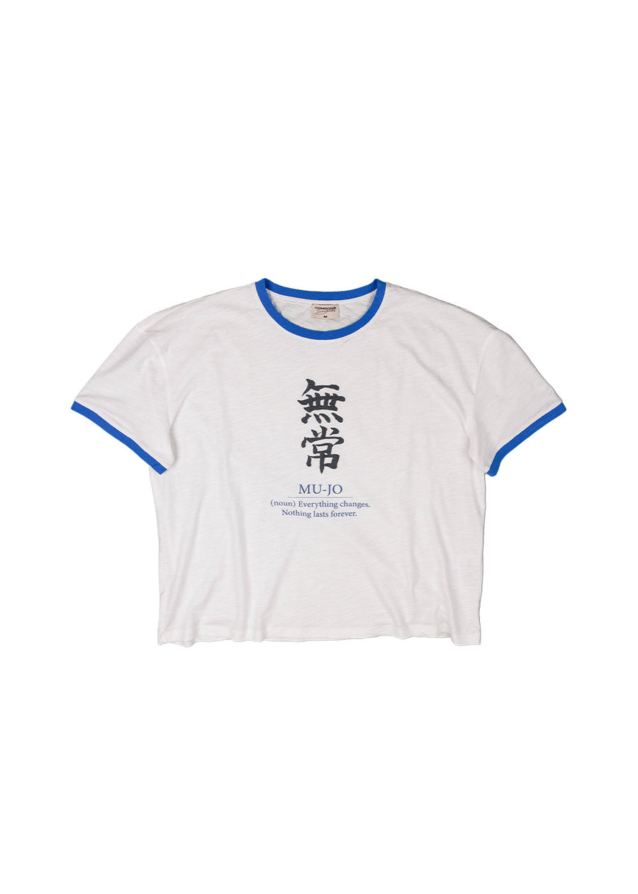 Commons Studios Mu-Jo Ringer Tee Blue