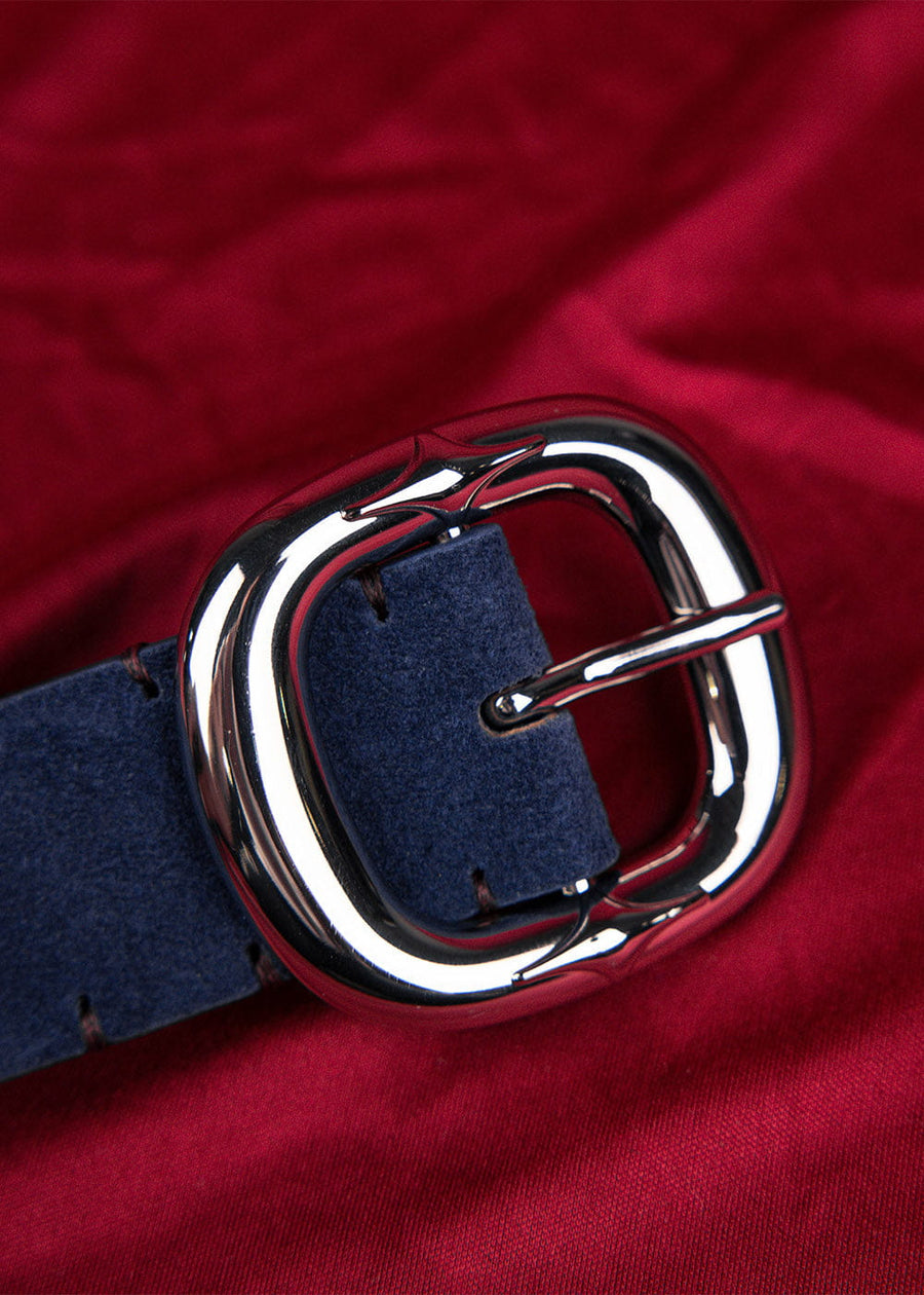 Commons Studios Starslinger Suede Belt Navy