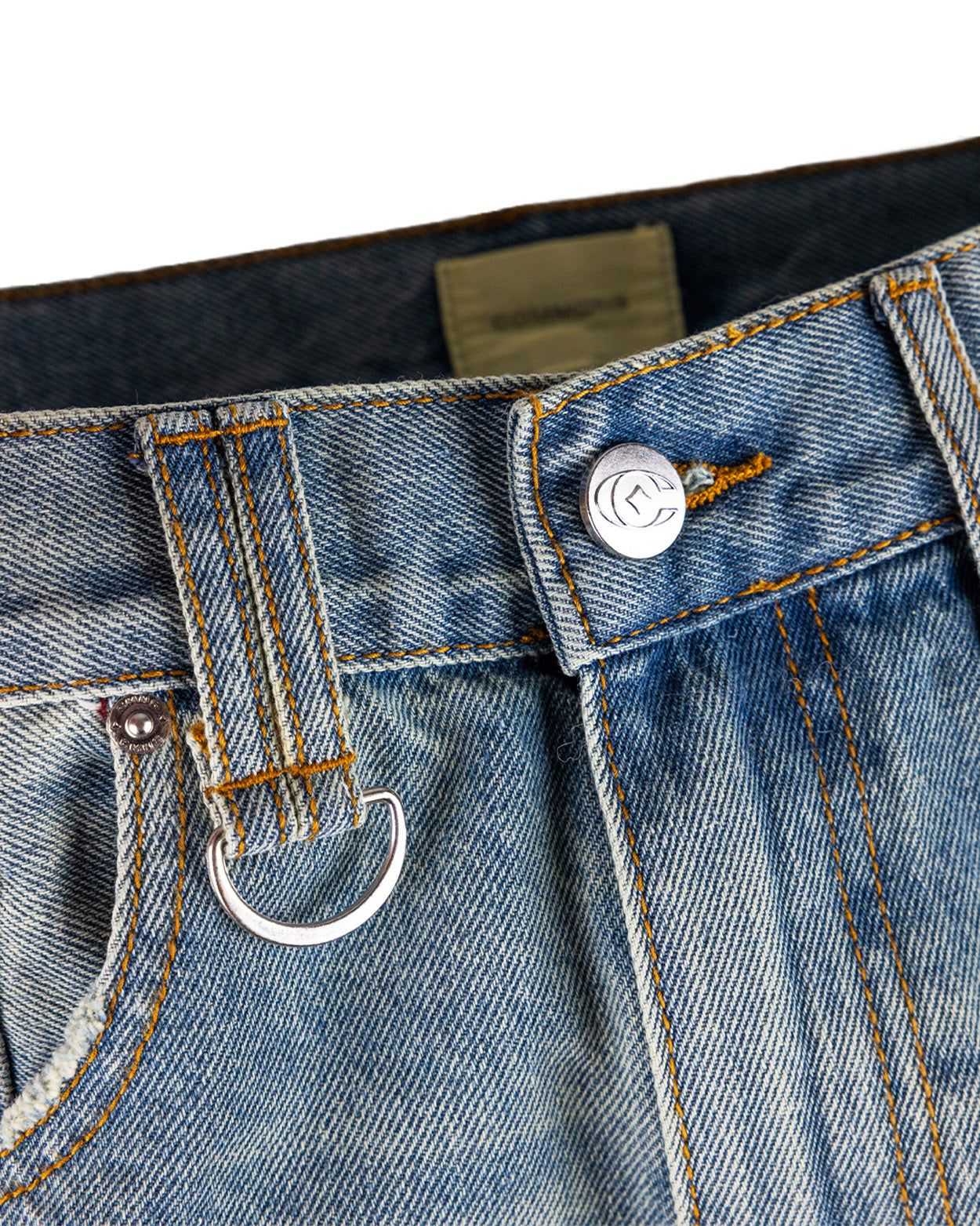 Commons Washed Straight Denim Pant Jade