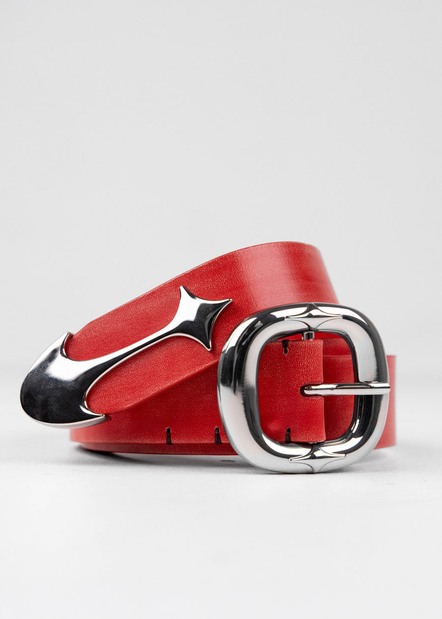 Commons Studios Starslinger Leather Belt Inferno
