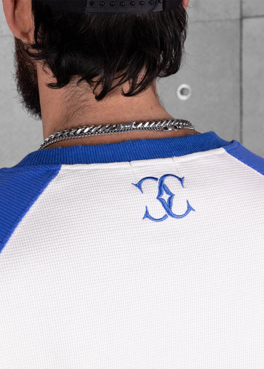 Commons Studios Waffle Thermal Long Sleeve Royal/White