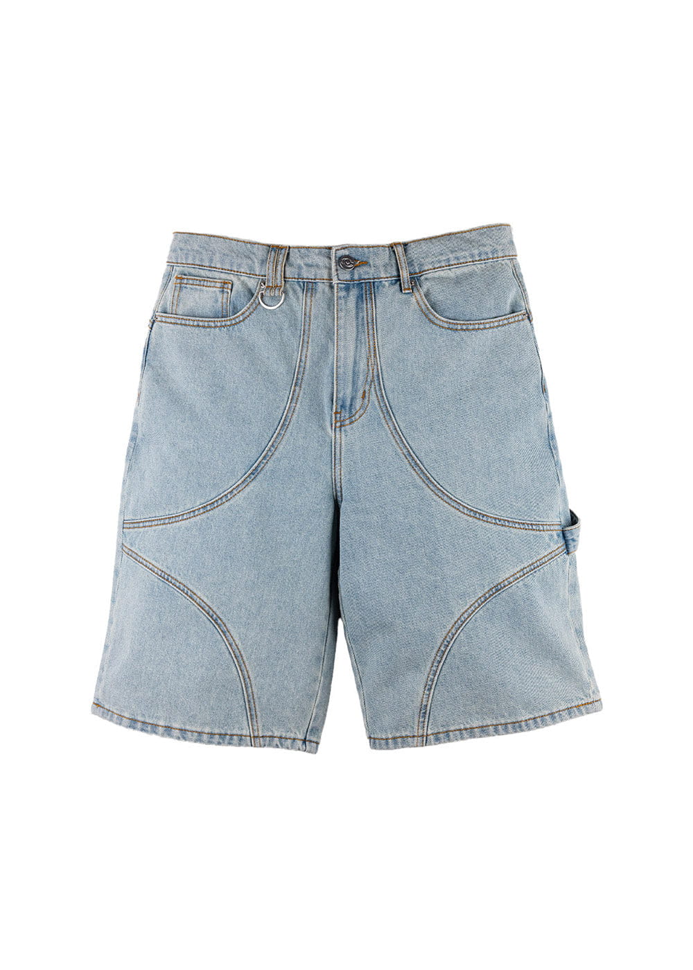 Commons Star Washed Denim Short Iceberg