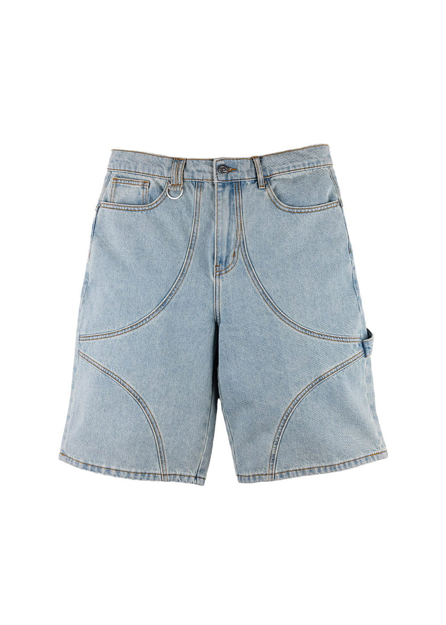 Commons Star Washed Denim Short Iceberg