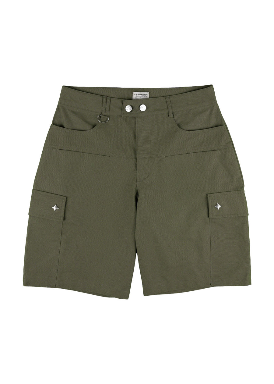 Commons Ripstop Cargo Short Green