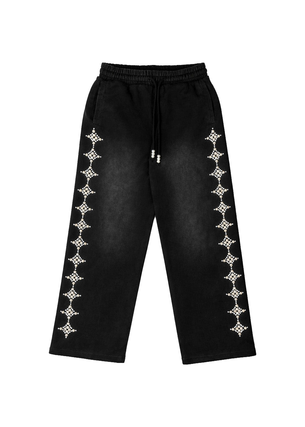Commons Pearled Star Sweatpants Black