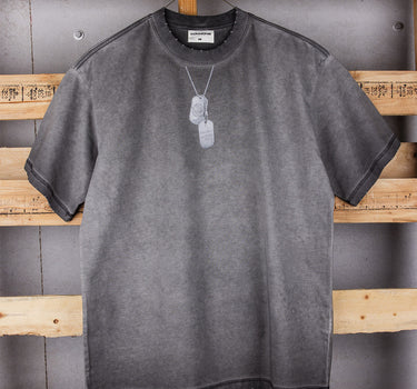 Commons 'Pierced Perspective' Charcoal Tee