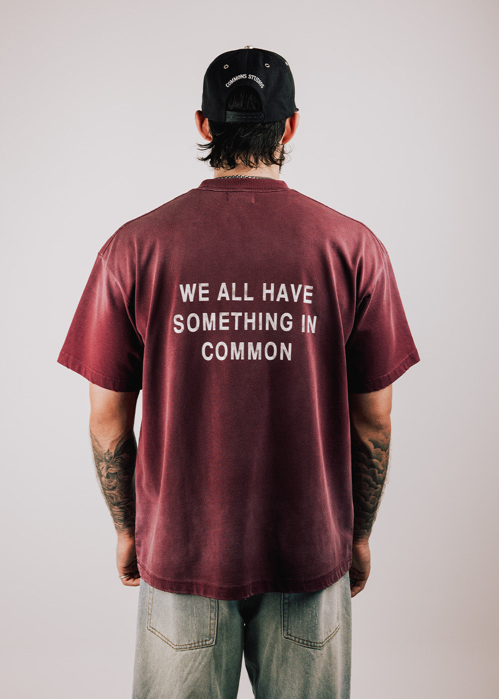 Commons Uniform Washed Plum Tee