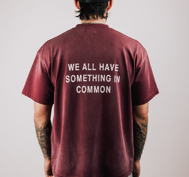 Commons Uniform Washed Plum Tee