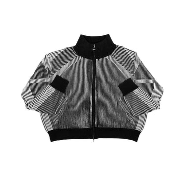 Commons Star Zip-Up Knit Black