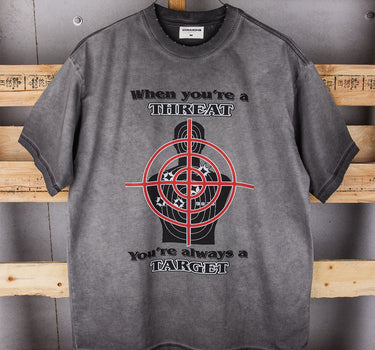 Commons 'Target' Charcoal Tee