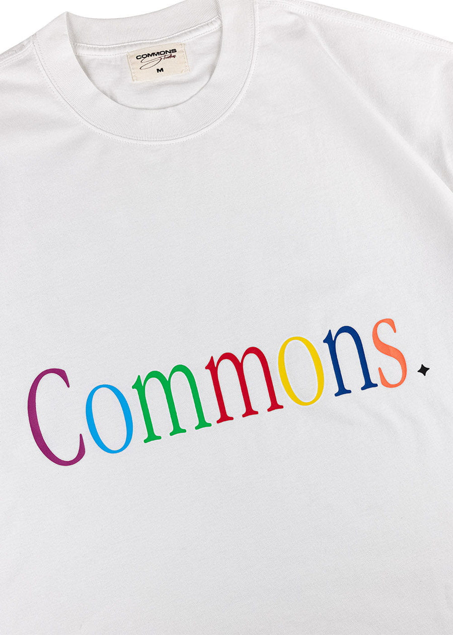 Commons Vivid Thread Tee White