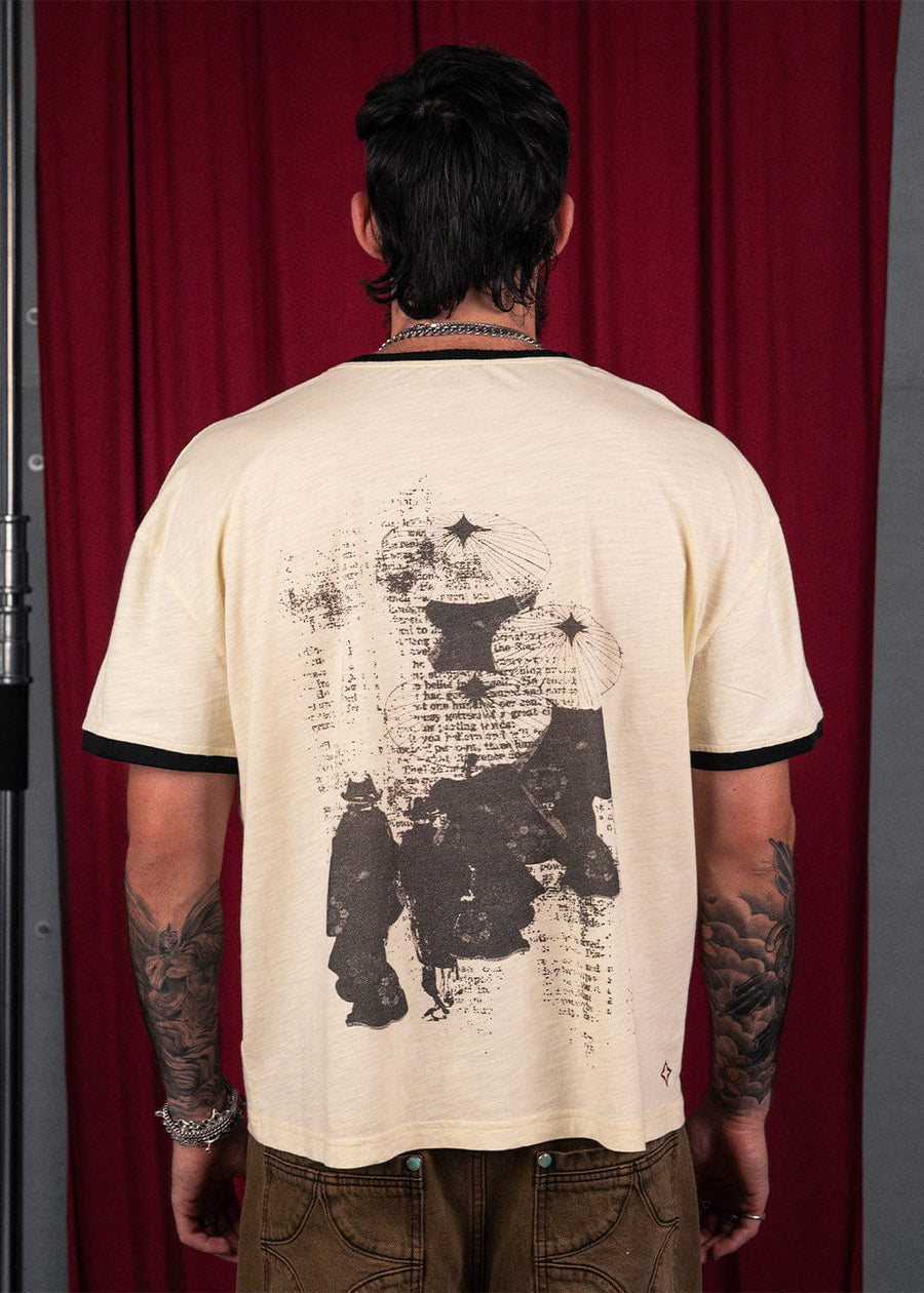 Commons Studios Wagasa Ringer Tee Cream