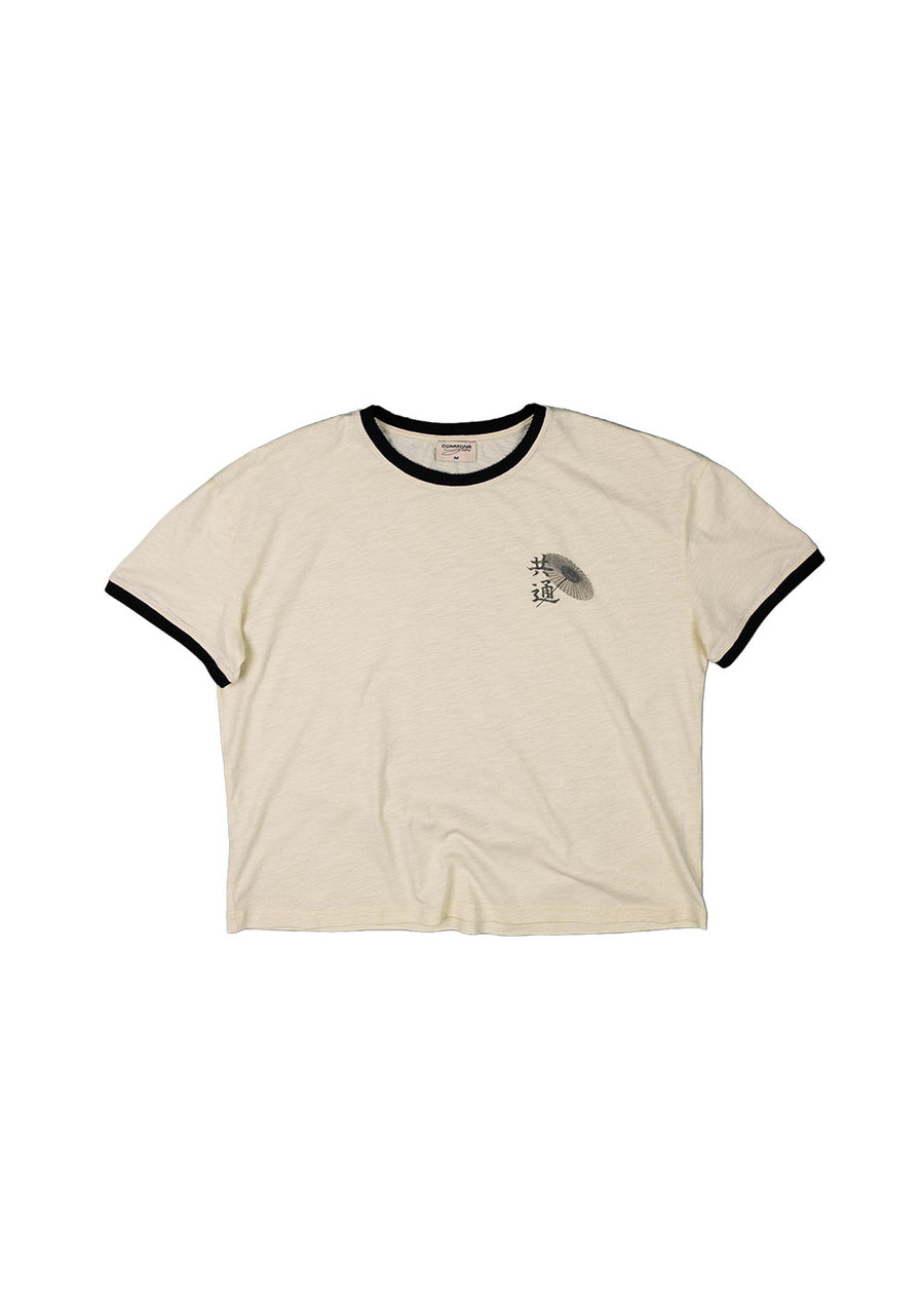 Commons Studios Wagasa Ringer Tee Cream