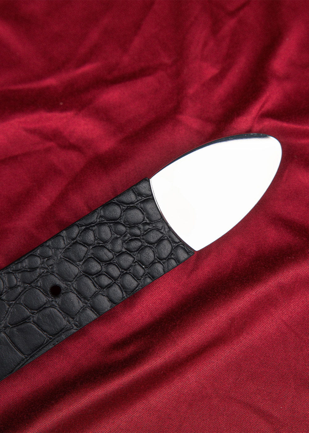 Commons Studios Outlaw Crocodile Belt Noir