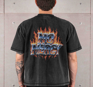 Commons No Mercy Fire and Ice Tee Vintage Black