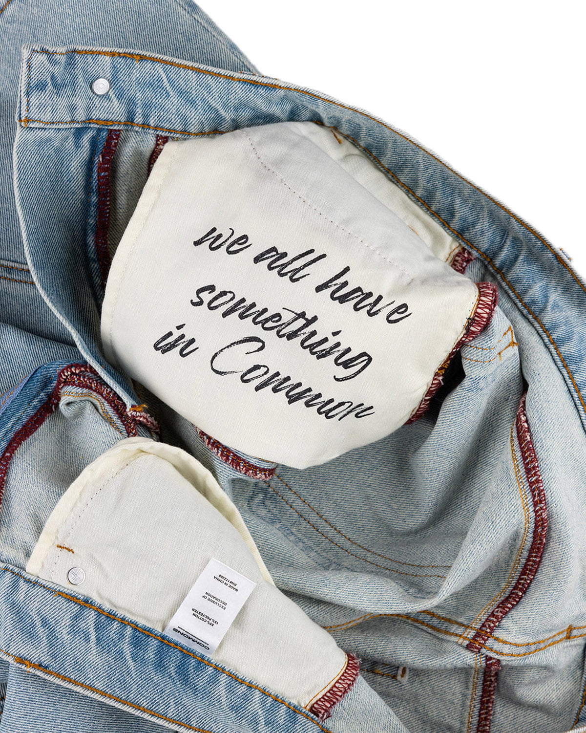 Commons Star Washed Denim Short Iceberg