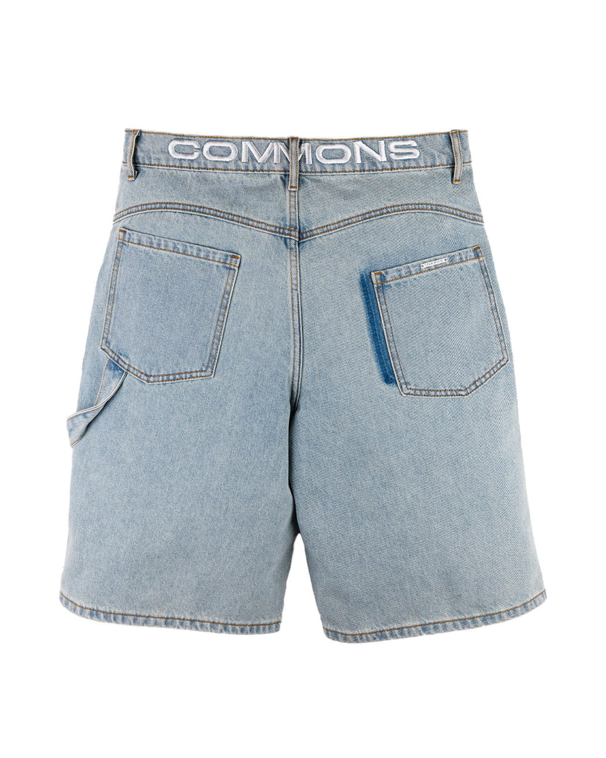Commons Star Washed Denim Short Iceberg