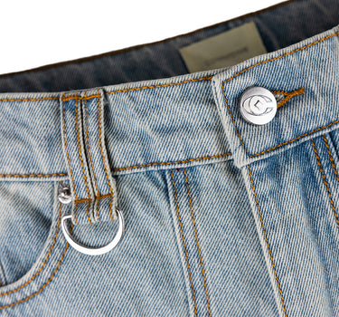 Commons Studios ‘Star’ Washed Denim Short Iceberg