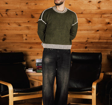 Commons Pullover Knit Forrest Green