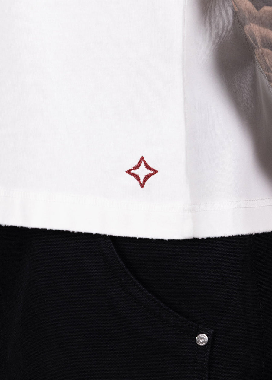 Commons No Mercy Pup Tee White