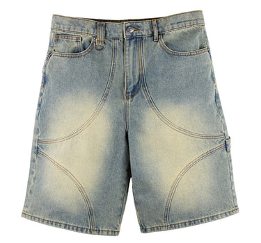 Commons Studios ‘Star’ Washed Denim Short Old Gold