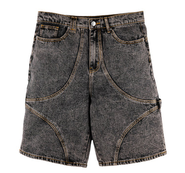 Commons Studios ‘Star’ Washed Denim Short Charcoal