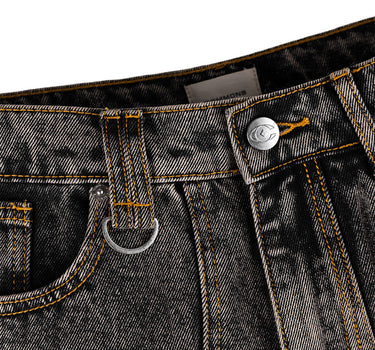 Commons Studios ‘Star’ Washed Denim Short Charcoal
