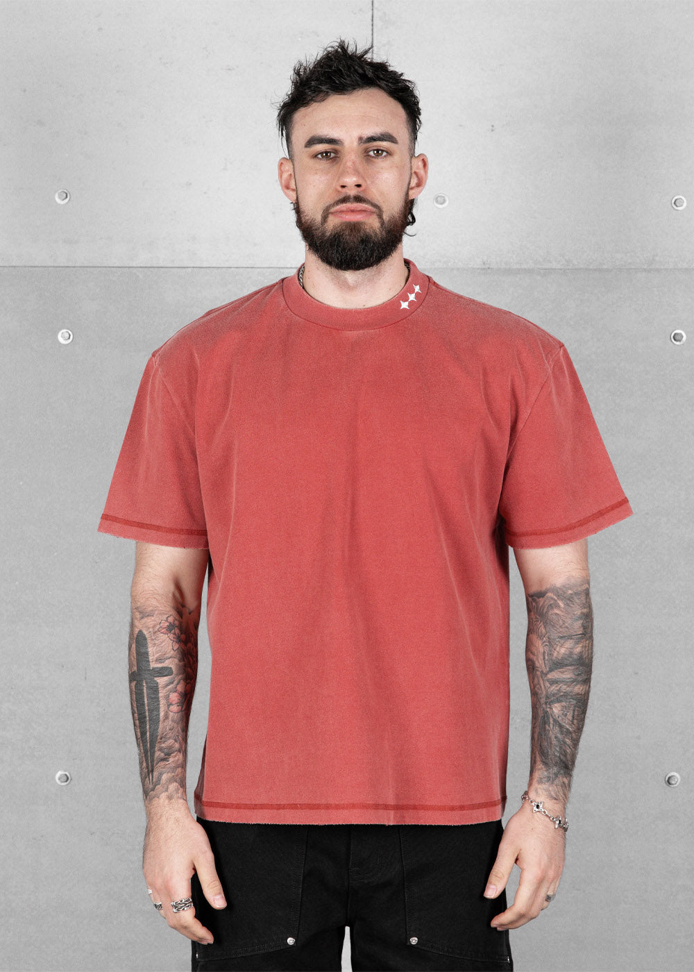 Commons Uniform Washed Plum Tee