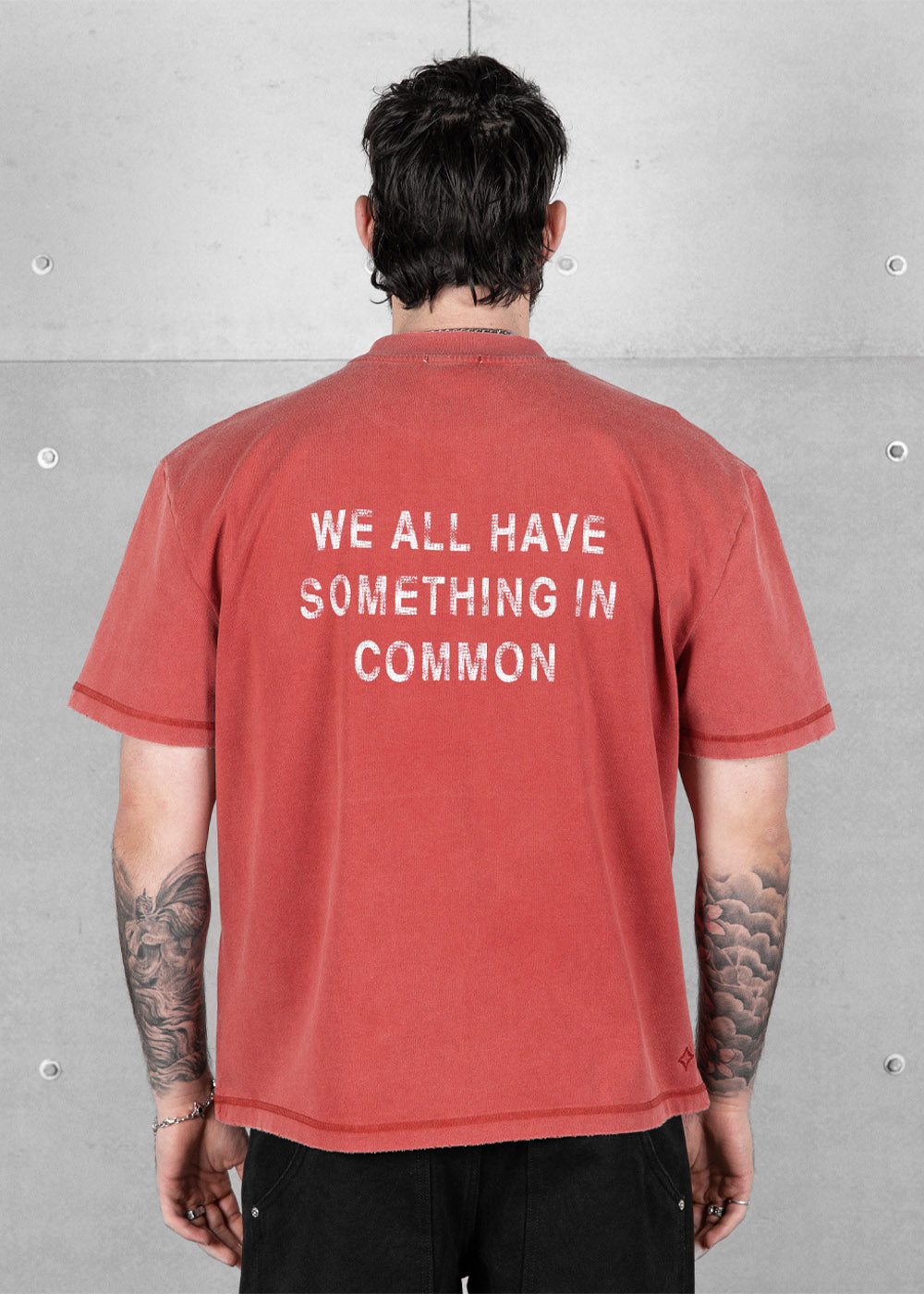 Commons Uniform Washed Plum Tee