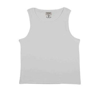 Commons Ribbed Vest Tank White