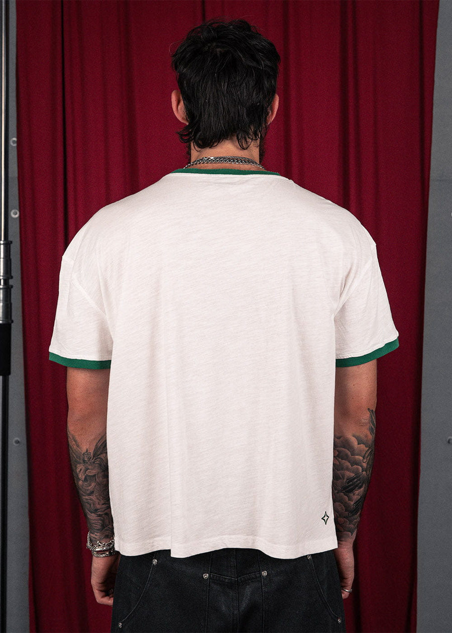 Commons Studios Shin-Nen Ringer Tee Green