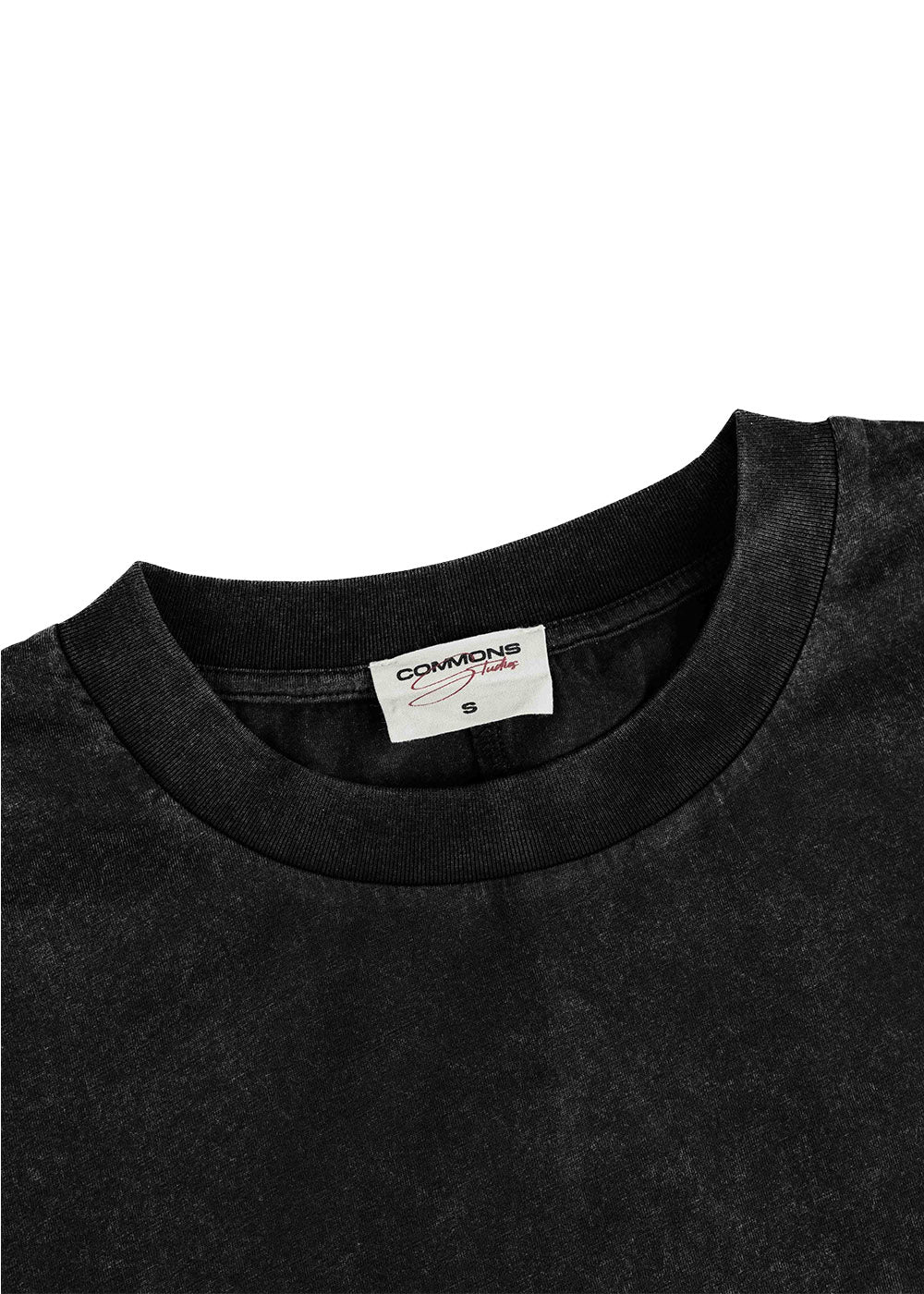 Commons Blank Slate 'Star' Cropped Tee Vintage Black
