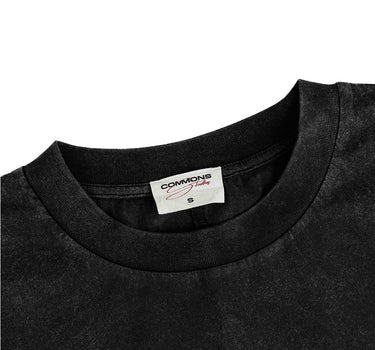 Commons Blank Slate 'Star' Cropped Tee Vintage Black