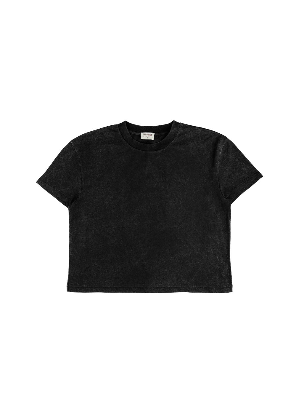 Commons Blank Slate 'Star' Cropped Tee Vintage Black