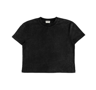 Commons Blank Slate 'Star' Cropped Tee Vintage Black