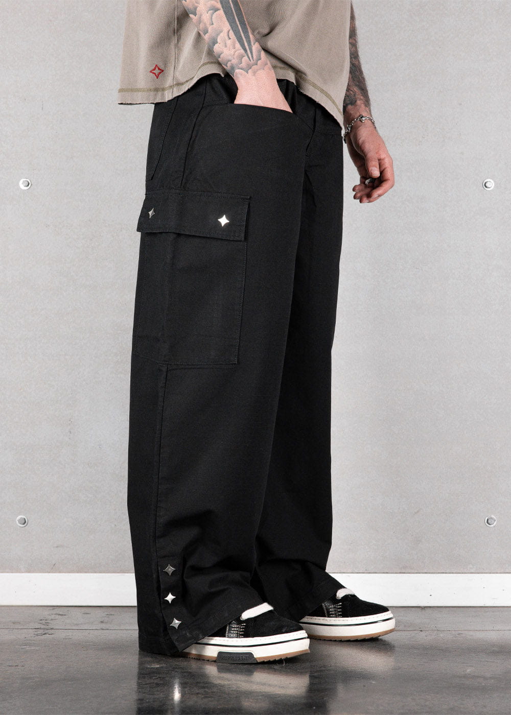 Commons Ripstop Cargo Pant Black