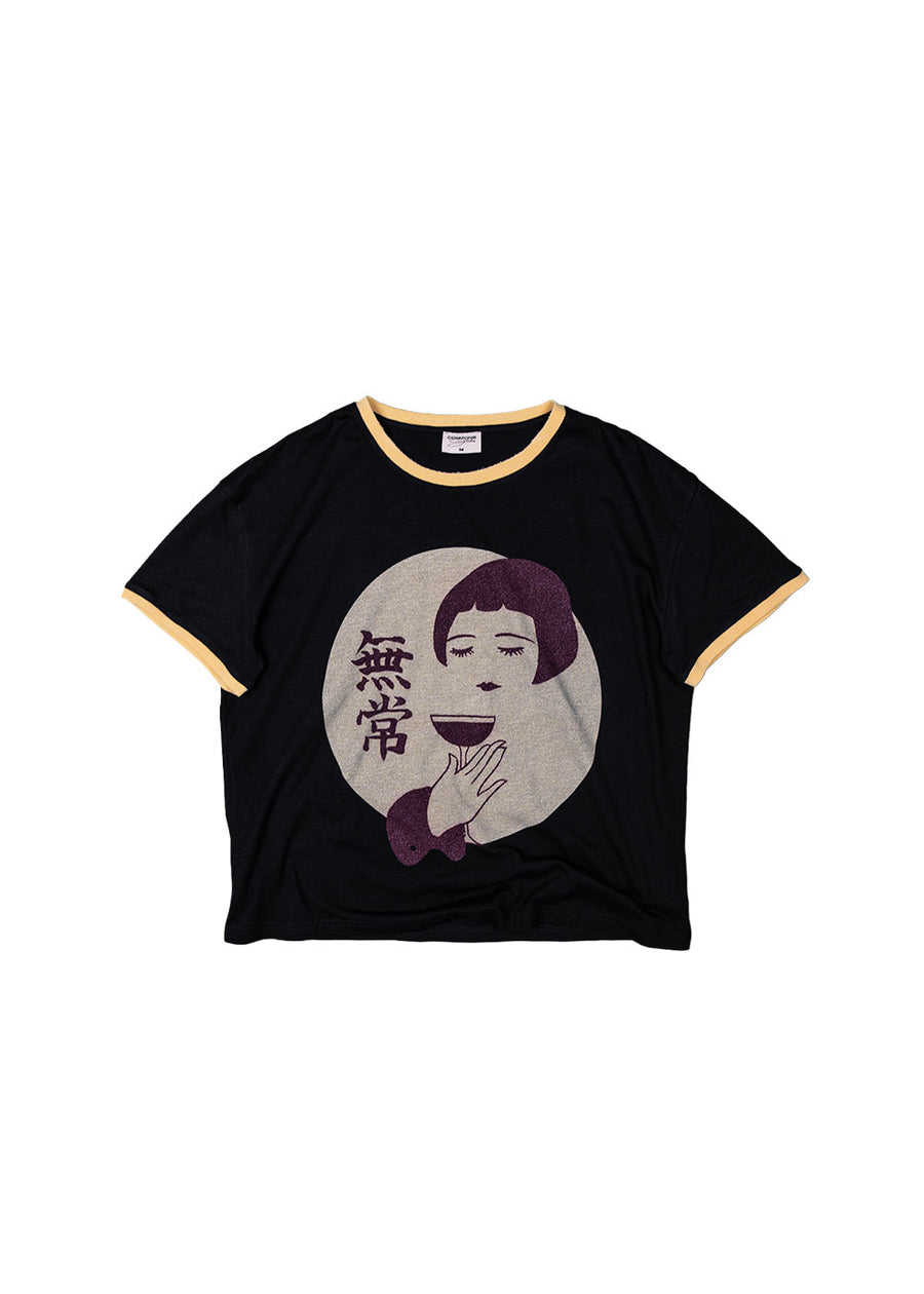Commons Studios Kanpai Ringer Tee Yellow