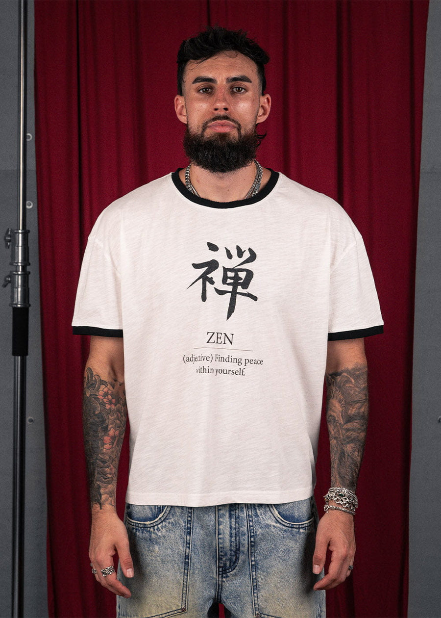 Commons Studios Zen Ringer Tee Black