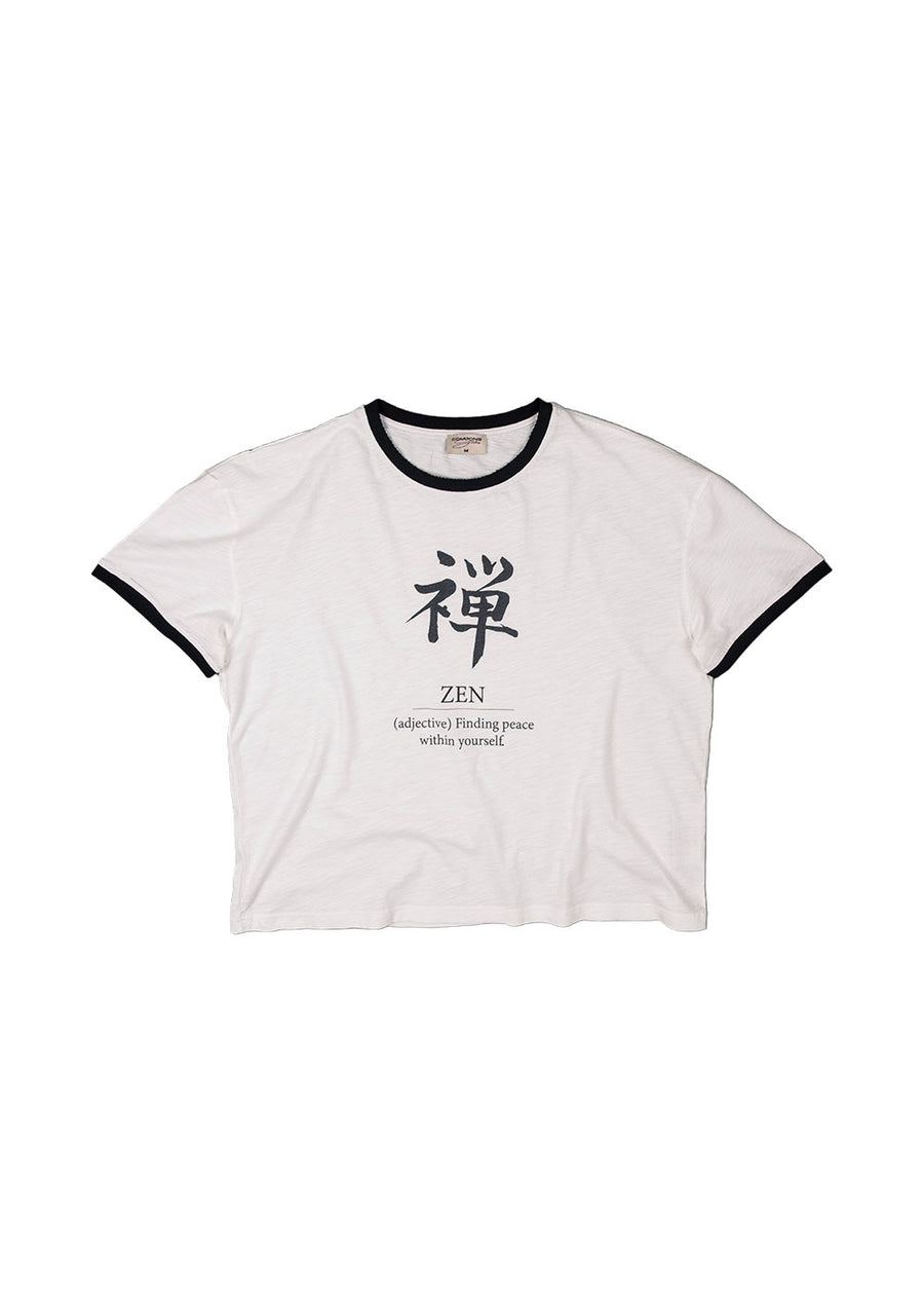Commons Studios Zen Ringer Tee Black